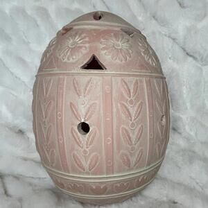 Martha Stewart LED Easter Egg Lighted Decor Faux Terracotta